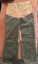 Duck Camp Men's Lightweight Brrr Brush Pants in a khaki or tan & green colorway picture