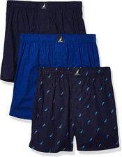 Men'S Classic Cotton 3-Pack Woven Boxers picture