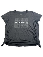 Torrid Graphic T Shirt Womens 3 Slim Fit Gray Stretch Casual Short Sleeve Tee picture