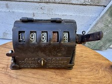 Antique Cast Iron AMERICAN COUNTING MACHINE Ame Can Vintage WORKING picture