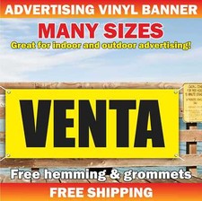VENTA Advertising Banner Vinyl Mesh Sign sale welcome buy discount liquidación picture
