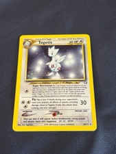 Pokémon TCG Togetic Neo Genesis pokemon card Lp-/mp+ with holo swirl  picture