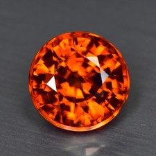 2.89Ct Round _ Vivid Red Color 100% Natural Zircon Gemstone picture