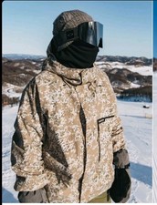 Mens Burton Snowfall Camo Snowsuit Gore Tex Pant Covert 2 Vented Jacket  Small picture