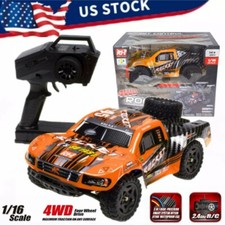 REMO 1/16 RC Truck 2.4Ghz 4WD High Speed Off-road Car Short Course Truck Toy Kid picture