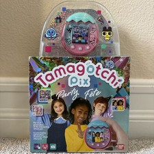 RARE Tamagotchi Pix Party Fete Pink Confetti - BRAND NEW SEALED UNOPENED IN BOX picture