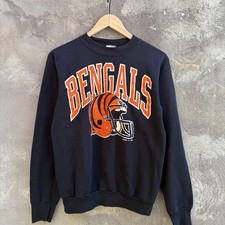 ‘80s Cincinnati Bengals NFL Helmet Crewneck Sweatshirt Unisex RM3656 picture