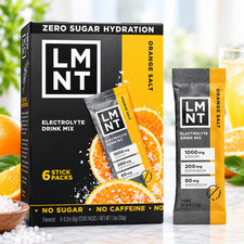 LMNT Zero Sugar Electrolyte Drink Mix Orange 6 Packets, FREE & FAST SHIPPING picture
