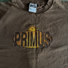 Primus Vintage Brown Album Tour Shirt XL picture