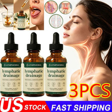 1-3 Pack Organic Lymphatic Drainage Drops Herbal Liquid Lymph Support Wellness picture