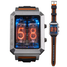 New NEONWORKS Watch IN-16 Nixie Tube Watch Hour&Minute Display Wireless Charge picture