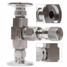 304 Stainless Steel KF25 High Vacuum Metering Valve Bellows Sealed Tube Fittings picture