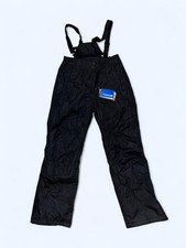 NWT Mountain Warehouse Black Ski/Snowboard Pants with detachable suspenders picture