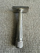 Vintage 1930s Barbasol Open Comb Double Edge Safety Razor – Original picture