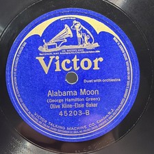 Olive Kline - Elsie Baker – That Naughty Waltz / Alabama Moon - VG picture