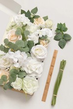 Ling's Moment DIY Designer Flower Boxes in White & Sage picture