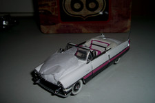 1/43 FRANKLIN MINT PRECISION 1955 PACKARD CARIBBEAN PINK/WHITE CONVERTIBLE picture