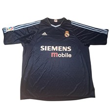 VTG Adidas Real Madrid 2003/04 Away Jersey Roberto Carlos #3 Soccer Football XL picture