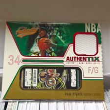 Fleer 2003-04 Authentix Jersey Authentix Paul Pierce #JA-PP Boston Celtics picture