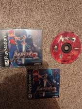 Alundra 2 (Sony PlayStation 1, 2000) Complete CIB Stapled Registration Card picture