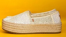 TOMS Women's Valencia Platform Espadrille, Textile Upper, OrthoLite Insole  picture