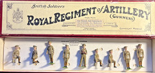 Vintage Pre-War Britains Set #313 Royal Regiment of Artillery Gunners Boxed 9pc picture