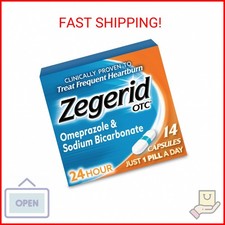 Zegerid OTC 24-Hour Heartburn Relief, The Only Proton Pump Inhibitor with Omepra picture