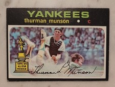 1971 Topps Thurman Munson Sharp & Clean Condition EX picture