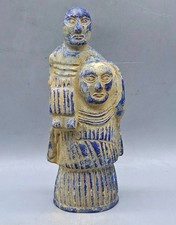 Very Unique Ancient Egyptian Rare Figure Made Of Lapis Lazuli Stone picture
