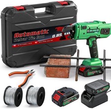 Cordless Rebar Tying Gun with 2x2000mAh Batteries, Automatic Rebar Tier Tool for picture
