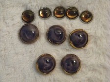 vintage 10 (2 sets) celluloid Glow Bubble buttons picture