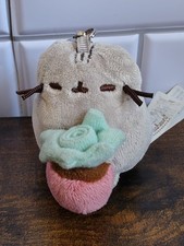 2021 Pusheen Botanical Succulent Surprise Plush Keychain - GUND picture
