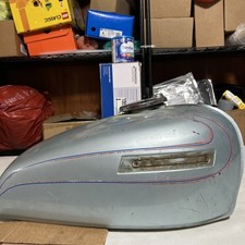 1978 Kawasaki KZ650 C2 Custom OEM Gas Fuel Tank Stardust Silver Original Paint picture