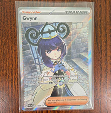 Pokemon TCG Gwynn 109/084 Prismatic Evolutions Ultra Rare Full Art Holo EN 2026 picture