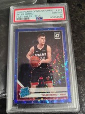 2019 Panini Donruss Optic Tyler Herro Fast Break -Blue #40/50 Gem Mint 10 PSA picture