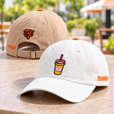 SO SO HOT# 2026 Chicagoland Bears Dunkin Hat Cap Limited Giveaway Football Fan picture