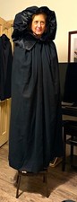 Rare Magnificent Vintage Formal Winter Wear Irish Wool and Satin Cloak  picture