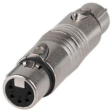 Neutrik NA5FF 5 Pin XLR DMX Female to Female Gender Changer picture