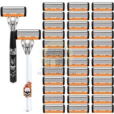 6 Blade Razor for Men with 36 Cartridges | Men's Cartridge Razors w Razor Handle picture