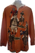 Polo Ralph Lauren Five Horsemen Rugby Shirt Orange picture
