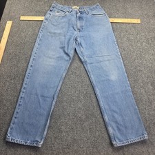 L.L. Bean Natural Fit Men’s Jeans 32x30 Blue Denim 100% Cotton Straight Leg picture