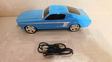 Fuzix WS-1967 Car Bluetooth Portable Speaker LED AUX USB FM Rechargeable - Blue picture
