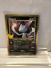Sneasel 25/111 Neo Genesis Holo Rare - English Pokemon TCG 2000 60 HP 30th picture