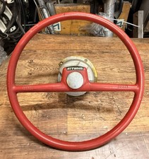 Vintage Attwood Hydro Racing boat Steering Wheel 15” diameter w/ spool picture