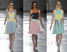 Prada S/S 2012 Runway Pleated Skirt by Muiccia Prada Size IT 38 picture
