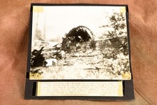 B-29 Superfortress Crash Kills 9 Eglin Field FL 1947 7⅝x7⅝ AP Wire Photo V35 picture