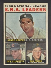 1964 Topps - League Leaders Sandy Koufax #1 NL era leaders VG picture