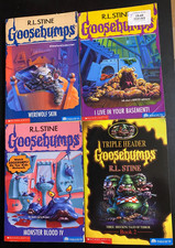 RARE Goosebumps 60, 61, 62  R.L. Stine Stine Authentic US Copies + 1 picture