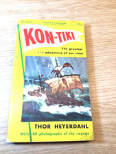 KON-TIKI by Thor Heyerdahl Pocket Books 1960 Paperback True Sea Adventure picture