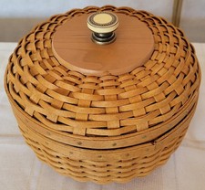 Longaberger Collectors Club Special Weaved Basket  - In Perfect Condition picture